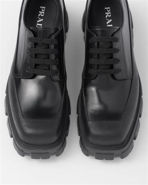 prada lace up shoes men|prada leather lace up sneakers.